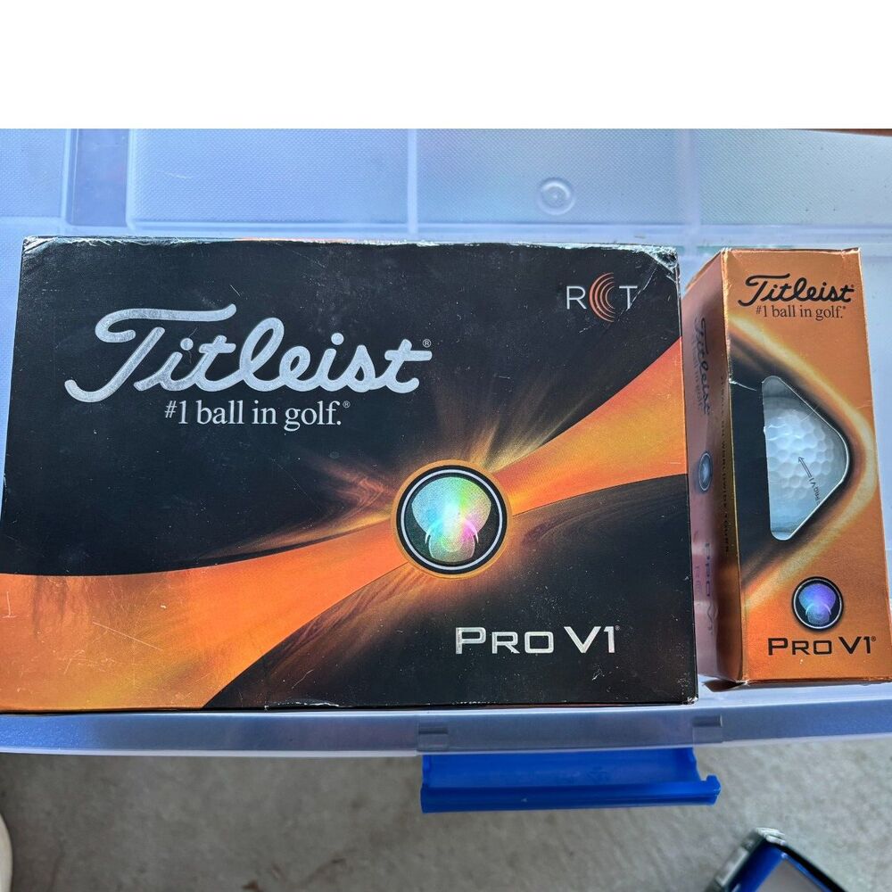 15 Titleist Golf Balls 2023 Pro V1x RCT Golf Ball-New!